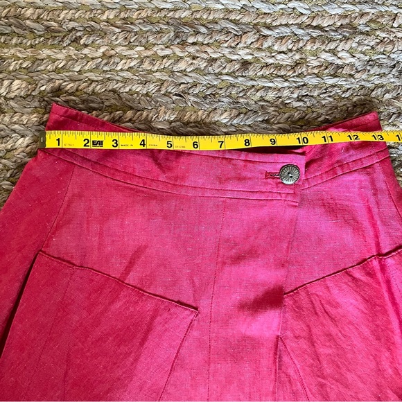 9-H15 STCL Red Chambray Skirt - Picture 4 of 5